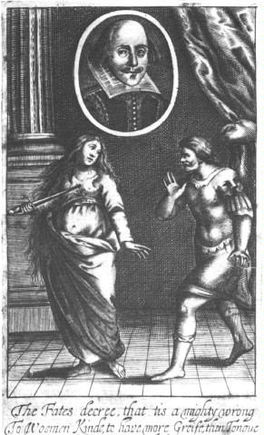Copied from the Droeshout engraving.