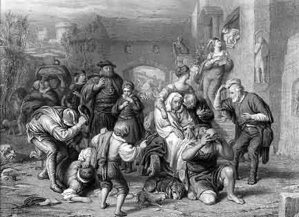 Oil on Canvas
35.5 x 45.Victoria and Albert Museum.Steel Engraving,
Approximately 7 x 9.5,
By H. Bourne.The engraving is from Charles Knight's two-volume Imperial Edition of
The Works of Shakespere, (London: Virtue and Company, 1873-76).