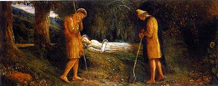 Oil on Canvas
Approximately 10 x 24.The Birmingham Museums and Art Gallery, Birmingham, England.