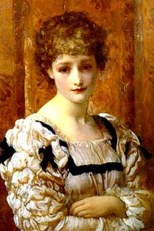 Oil on Canvas
Approximately 14 x 19.5
Leighton House, London