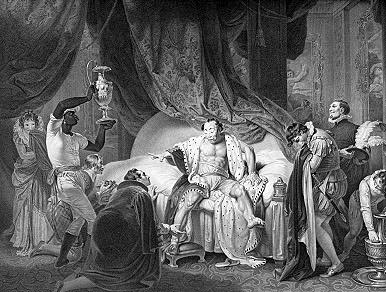 Plate XXVIII from Volume I of Boydell's Shakespeare Prints.The text accompanying the engraving: 