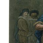 English
Line and Stipple Engraving with hand Colouring.50.4 x 63.1 cm (image); 52.8 x 66.3 cm (sheet)
Achenbach Foundation for Graphic Arts
1963.30.20046
Engraver, Francesco Bartolozzi
Publisher, John and Josiah Boydell