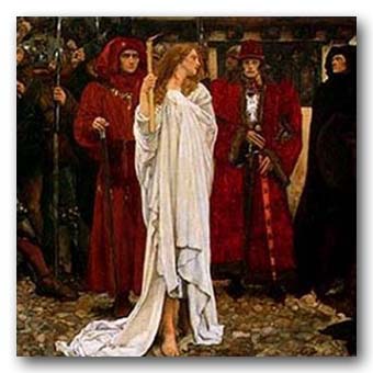 Edwin Austin Abbey.
The Penance of Eleanor, Duchess of Gloucester, 1900.