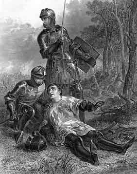 Steel Engraving
Approximately 7 x 9.5
By T. Brown.The engraving is from Charles Knight's two-volume Imperial Edition of
The Works of Shakespere (London: Virtue and Company, 1873-76).