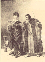 Act II, scene ii. Hamlet and Polonius. No date