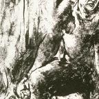 Willi Jaeckel 
German , 1888 - 
Hamlet (Shakespeare Visionen), 19th - 20th century
Lithograph
26.3 x 20.9 cm (image); 32.6 x 26.4 cm (sheet)
Achenbach Foundation for Graphic Arts
1963.30.34639