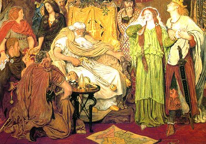 The finished work based on the drawing. Oil on canvas. <br>
    Lady Lever Art Gallery 
    Port Sunlight,  Merseyside,  England