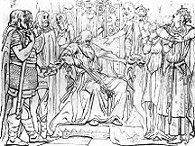 The second of the drawings from the 1843-44 sketches for King 
    Lear.